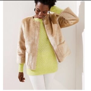 LOFT Faux Fur Jacket